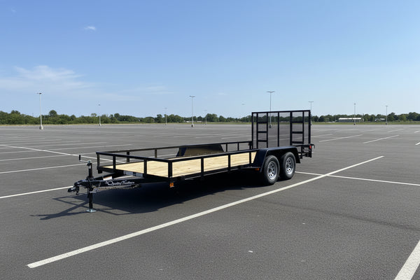 Quality Open Landscaping Trailer 77"x18' 7,000 Gvwr Quality Trailers