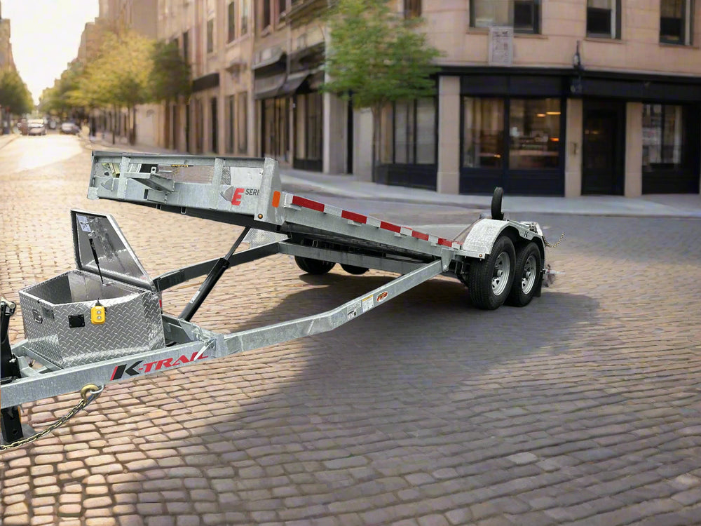 Equipment Trailer 80"x20' Galvalized Full Power Tilt