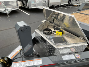 Gravity Equipment Tilt Trailer 81.5"x22' Moritz Charcoal 16,000 GVWR Hydraulic Jack Moritz International