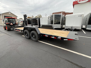 Gravity Equipment Tilt Trailer 81.5"x22' Moritz Black 16,000 GVWR Moritz International