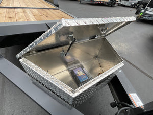 Gravity Equipment Tilt Trailer 81.5"x22' Moritz Black 16,000 GVWR Moritz International