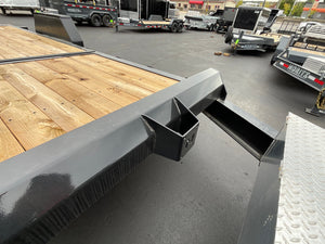 Gravity Equipment Tilt Trailer 81.5"x22' Moritz Black 16,000 GVWR Moritz International