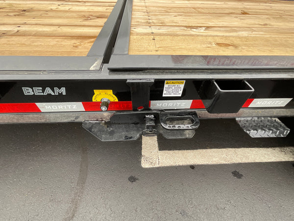 Gravity Equipment Tilt Trailer 81.5"x22' Moritz Black 16,000 GVWR Moritz International