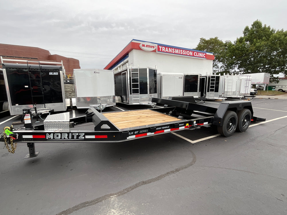 Gravity Equipment Tilt Trailer 81.5"x22' Moritz Black 16,000 GVWR