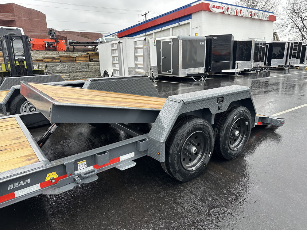 Gravity Equipment Tilt Trailer 81.5"x22' Moritz Charcoal 16,000 GVWR