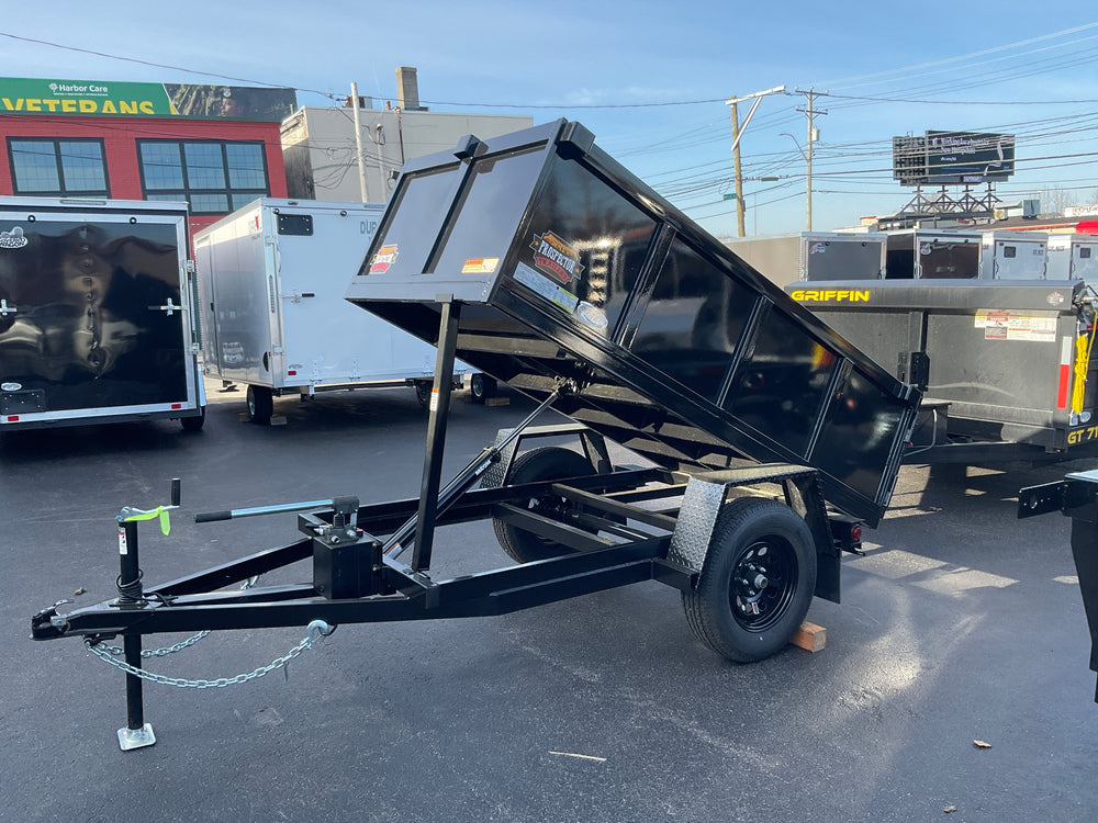 Prospector Trailers 4'x8' Manual Dump Trailer 2990 GVWR