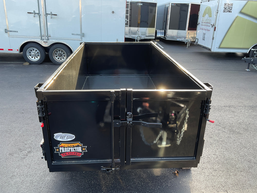 Prospector Trailers 4'x8' Manual Dump Trailer 2990 GVWR