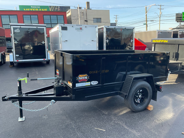 Prospector Trailers 4'x8' Manual Dump Trailer 2990 GVWR