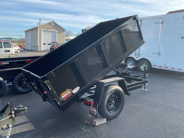 Prospector Trailers 4'x8' Manual Dump Trailer 2990 GVWR