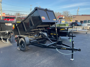 Prospector Trailers 4'x8' Manual Dump Trailer 2990 GVWR