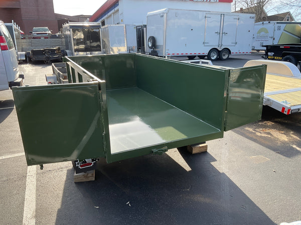 Prospector Trailers 4'x8' Manual Dump Trailer 2990 GVWR Prospector Trailers