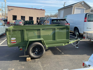 Prospector Trailers 4'x8' Manual Dump Trailer 2990 GVWR Prospector Trailers