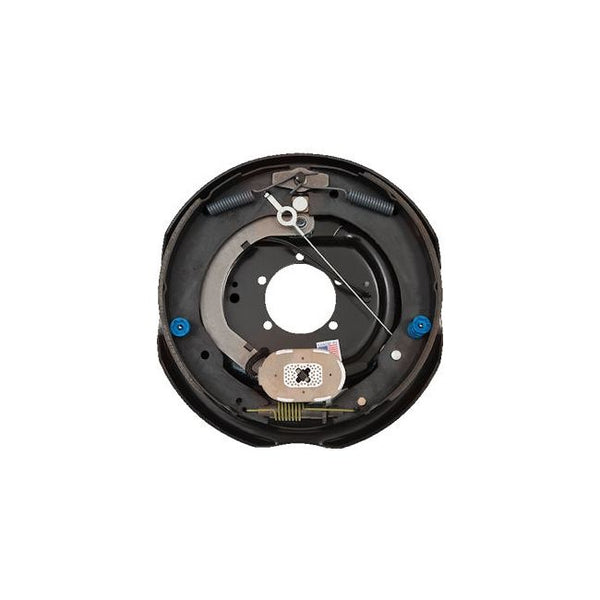 Dexter 7,000 Lbs Per Pair Capacity (3,500 Lbs Each) 12" x 2" Nev-R-Adjust® Electric Drum Brake Assembly Complete, Left Side, 5-Bolt Mount, Retail Boxed Dexter