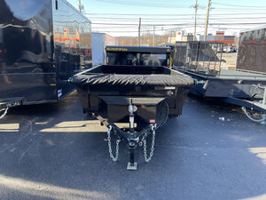 Griffin Dump Trailer 5'x8' BLACK 5K GVWR