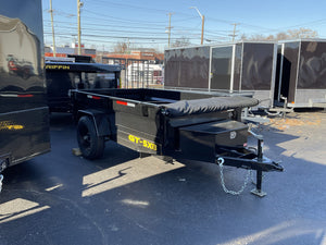 Griffin Dump Trailer 5'x8' BLACK 5K GVWR