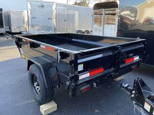 Griffin Dump Trailer 5'x8' BLACK 5K GVWR