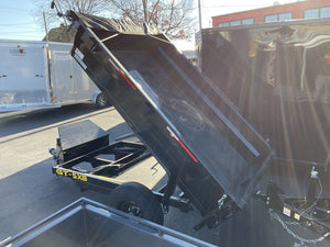 Griffin Dump Trailer 5'x8' BLACK 5K GVWR
