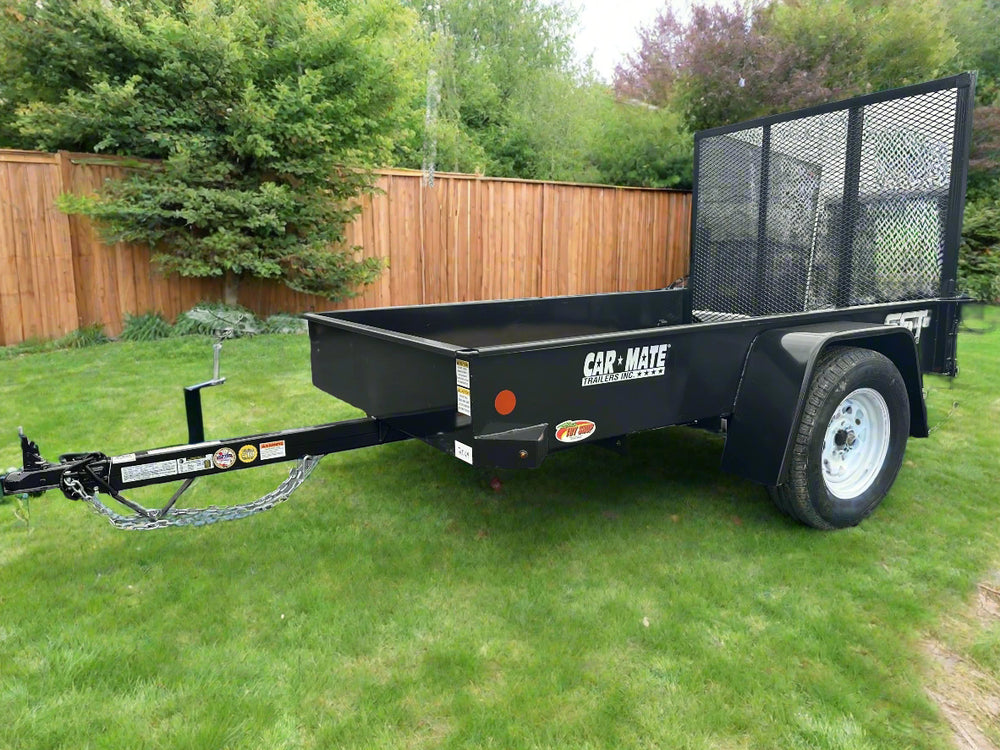 5' X 8' Car Mate SST Trailer w/Mesh Gate