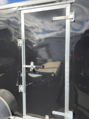 Enclosed Cargo Trailer 6'x10' Black RAMP Car Mate v-nose 6" Extra Height Ron's Toy Shop, Inc.