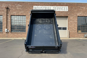 Dump Trailer 6'x10' Black Hawke 9900 GVWR with Ramps Ron's Toy Shop, Inc.