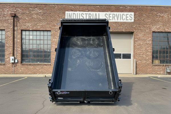Dump Trailer 6'x10' Black Hawke 9900 GVWR with Ramps Ron's Toy Shop, Inc.