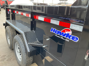 Dump Trailer 6'x10' Black Hawke 9900 GVWR with Ramps Ron's Toy Shop, Inc.