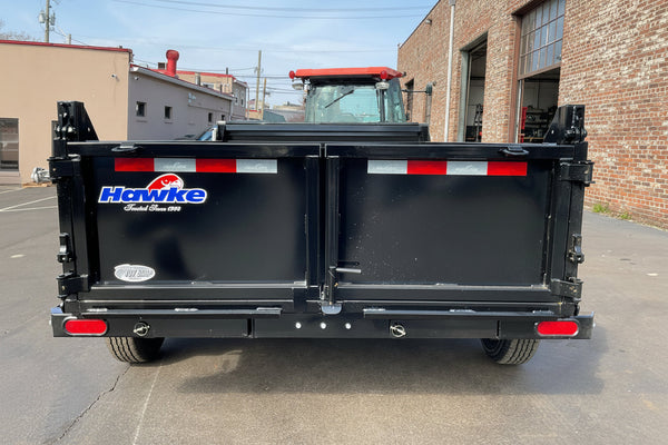 Dump Trailer 6'x10' Black Hawke 9900 GVWR with Ramps Ron's Toy Shop, Inc.