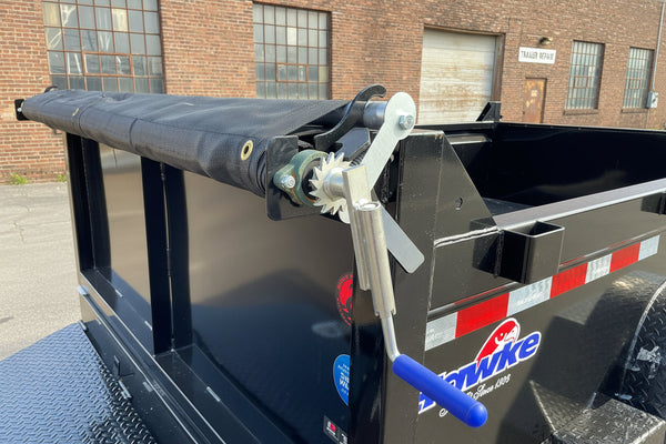 Dump Trailer 6'x10' Black Hawke 9900 GVWR with Ramps Ron's Toy Shop, Inc.