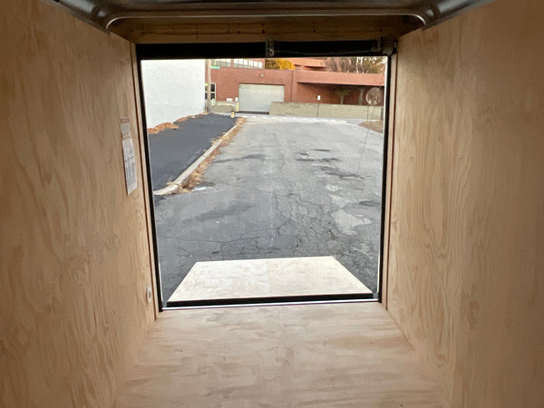 Enclosed Cargo Trailer 6'x12' White RAMP Car Mate 6"up Car Mate Trailers