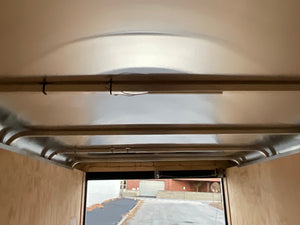 Enclosed Cargo Trailer 6'x12' White RAMP Car Mate 6"up Car Mate Trailers