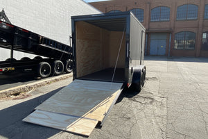 Enclosed Cargo Trailer 6'x12 BLACK-OUT RAMP Xtreme Cargo Tandem Axle Xtreme Cargo Trailers