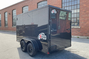 Enclosed Cargo Trailer 6'x12 BLACK-OUT RAMP Xtreme Cargo Tandem Axle Xtreme Cargo Trailers