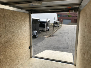 Enclosed Cargo Trailer 6'x12' CHARCOAL RAMP High Country Aluminum Xpress Trailers