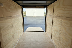 Panther Cargo Trailer 6'x12' White RAMP Single Axle Panther Cargo Trailers