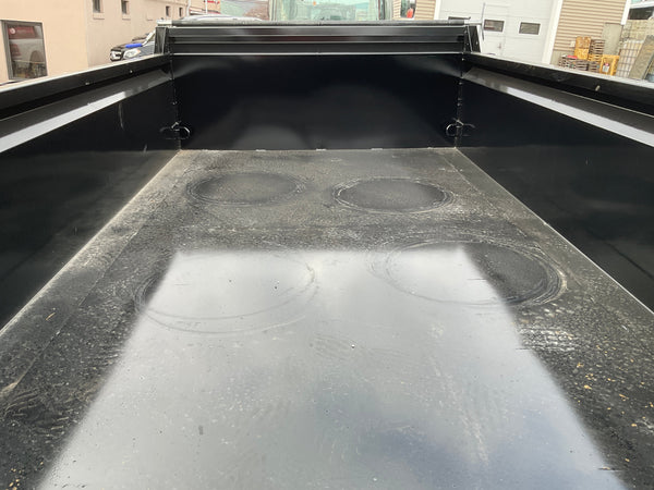 Dump Trailer 6'x12' Black Hawke 9900 GVWR with Ramps Hawke Trailers