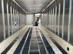 Enclosed SNOWMOBILE Trailer 7.4'x24' Black RAMP High County Trailers