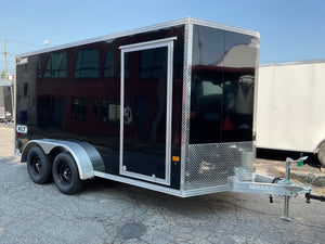 Enclosed Cargo Trailer 7'x14' Black Ramp High Country Aluminum High Country Trailers
