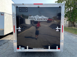 Enclosed Cargo Trailer 7'x14' Black Ramp High Country Aluminum High Country Trailers