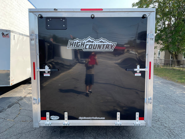 Enclosed Cargo Trailer 7'x14' Black Ramp High Country Aluminum High Country Trailers