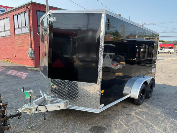 Enclosed Cargo Trailer 7'x14' Black Ramp High Country Aluminum High Country Trailers