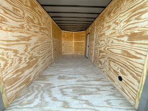 Enclosed Cargo Trailer 7'x16 Xtreme Cargo Charcoal Black Out 7' Interior Xtreme Cargo Trailers
