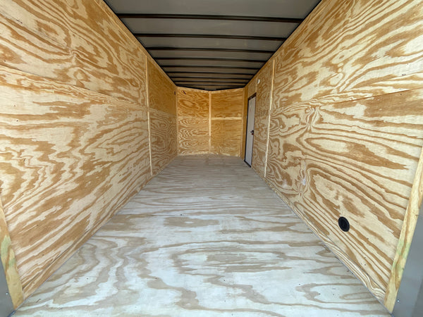 Enclosed Cargo Trailer 7'x16 Xtreme Cargo Charcoal Black Out 7' Interior Xtreme Cargo Trailers