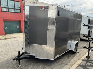 Enclosed Cargo Trailer 7x12SA Xtreme Cargo Charcoal 7' Interior Xtreme Cargo Trailers