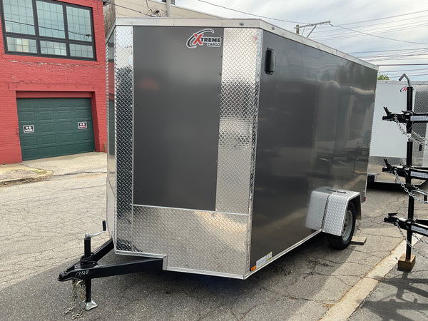 Enclosed Cargo Trailer 7x12SA Xtreme Cargo Charcoal 7' Interior Xtreme Cargo Trailers