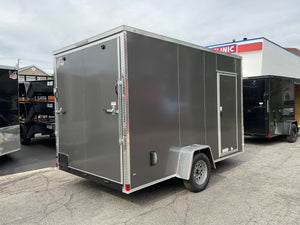 Enclosed Cargo Trailer 7x12SA Xtreme Cargo Charcoal 7' Interior Xtreme Cargo Trailers
