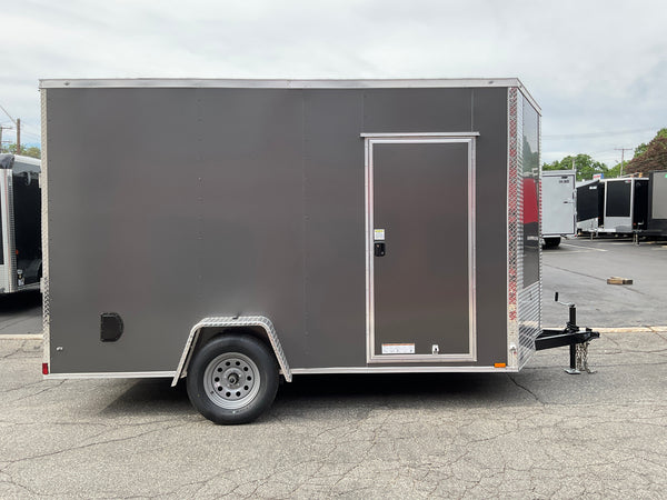 Enclosed Cargo Trailer 7x12SA Xtreme Cargo Charcoal 7' Interior Xtreme Cargo Trailers