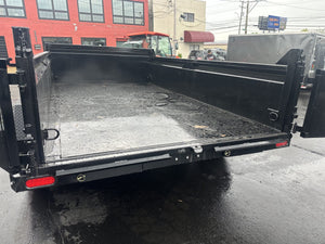 Dump Trailer 7'x12' Black Hawke 12000 GVWR with Ramps Ron's Toy Shop, Inc.