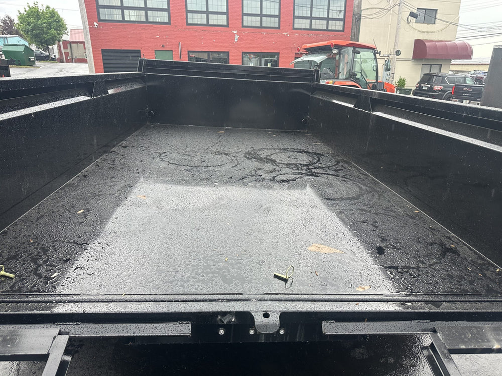 Dump Trailer 7'x12' Black Hawke 12000 GVWR with Ramps Ron's Toy Shop, Inc.