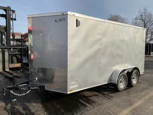 Panther Cargo 7’x14′ Silver Ramp Door Dual Axle
