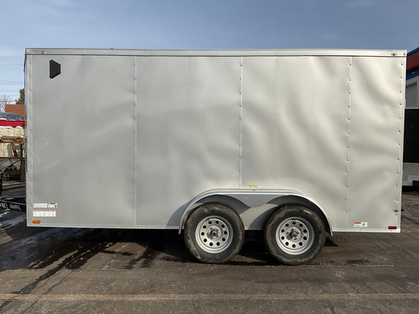 Panther Cargo 7’x14′ Silver Ramp Door Dual Axle